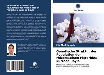 Genetische Struktur der Population der rhizomatösen Picrorhiza kurrooa Royle
