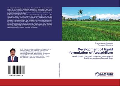 Development of liquid formulation of Azospirillum