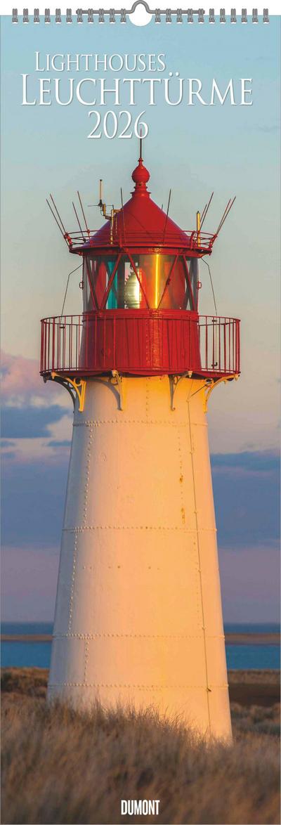 Leuchttürme 2026 - Foto-Kalender - Wand-Kalender - King-Size - 34x98