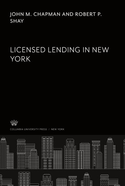 Licensed Lending in New York