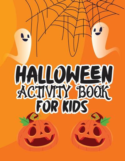 Halloween activity book for kids