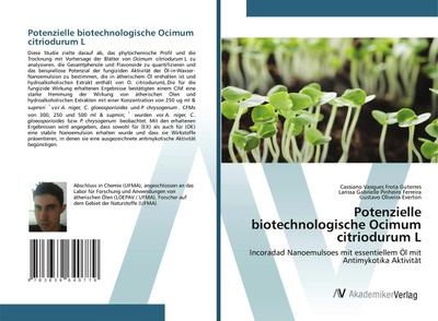 Potenzielle biotechnologische Ocimum citriodurum L