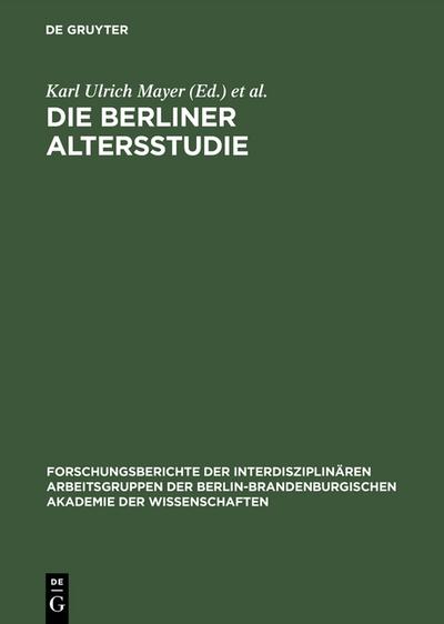 Die Berliner Altersstudie