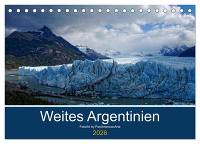 Weites Argentinien (Tischkalender 2026 DIN A5 quer), CALVENDO Monatskalender