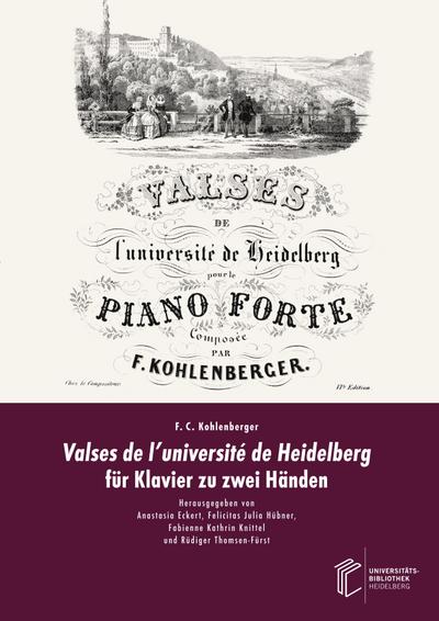 Valses de l’université de Heidelberg für Klavier zu zwei Händen
