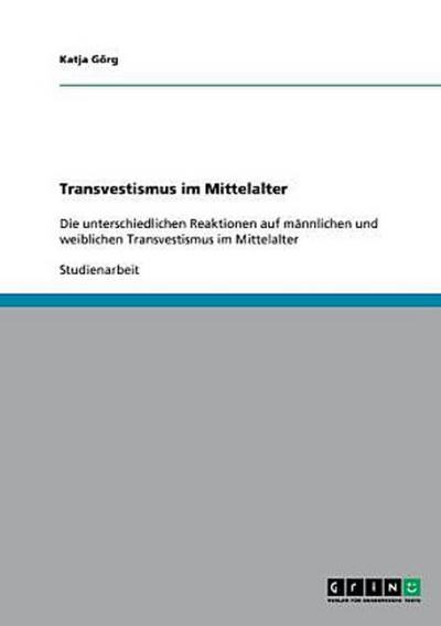 Transvestismus im Mittelalter