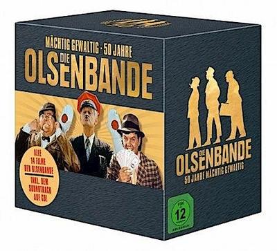 Die Olsenbande - 50 Jahre - Mächtig Gewaltig, 14 DVDs + 1 Audio-CD