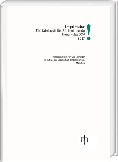 Imprimatur 25 (2017)