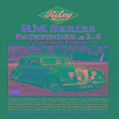 Riley RM Series Pathfinder & 2.6 a Brooklands Portfolio