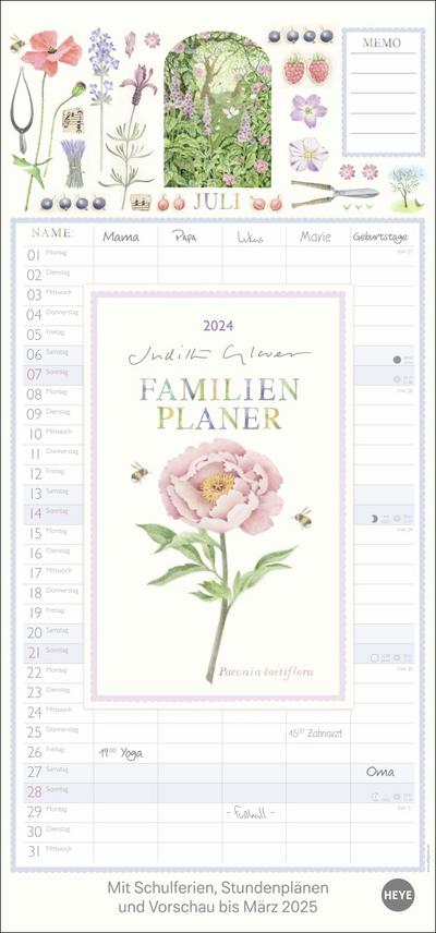 Judith Glover: Familienplaner 2024