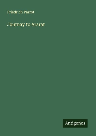 Journay to Ararat