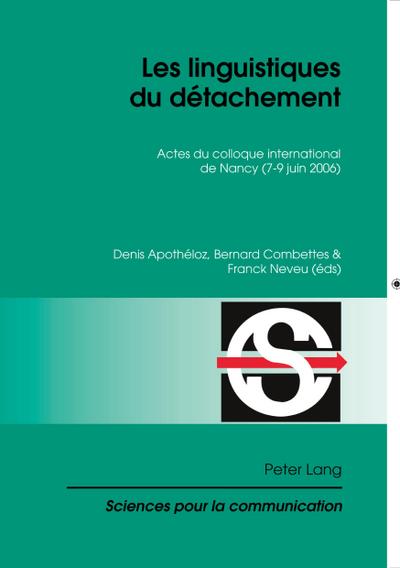 Les linguistiques du détachement