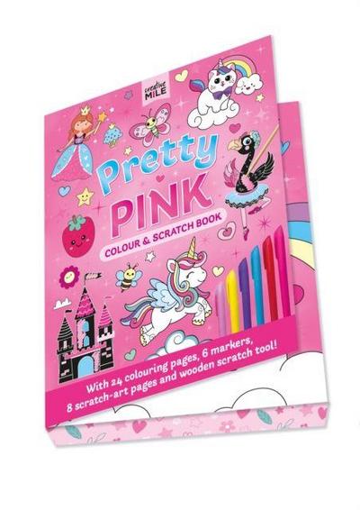 Pretty in Pink Colour and Scratch Book