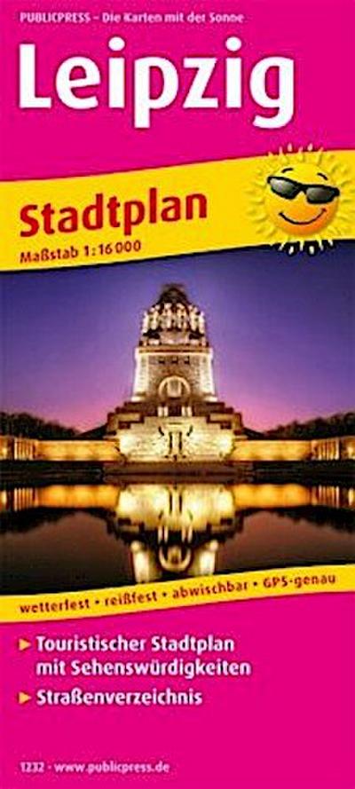 Leipzig. Stadtplan 1:16 000