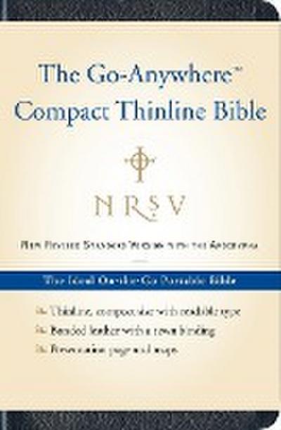 NRSV, The Go-Anywhere Compact Thinline Bible with the Apocrypha, Bonded Leather, Navy
