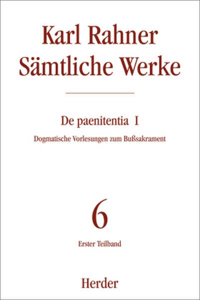 Karl Rahner Sämtliche Werke. Tl.1