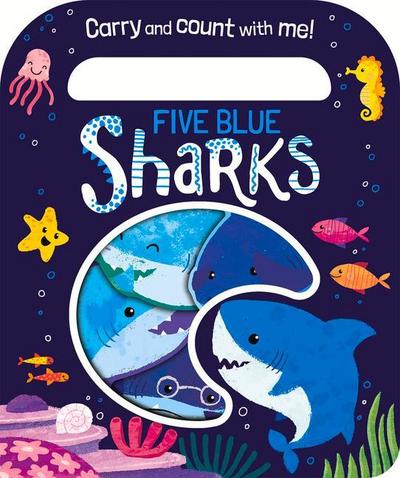 Five Blue Sharks