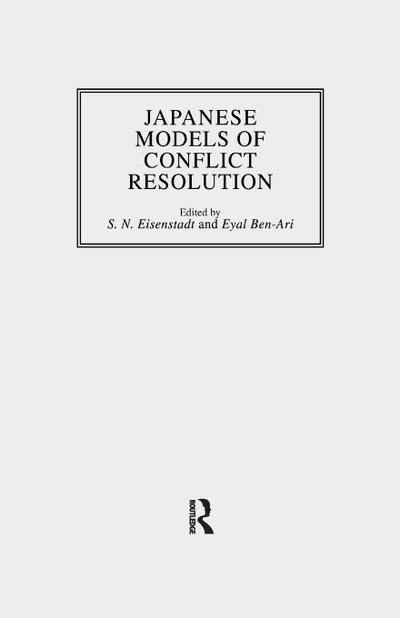 Japanese Models Of Conflict Resolution