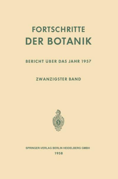 Fortschritte der Botanik