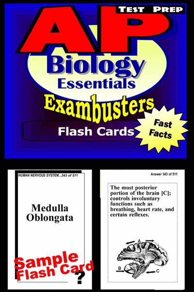 AP Biology Test Prep Review--Exambusters Flash Cards