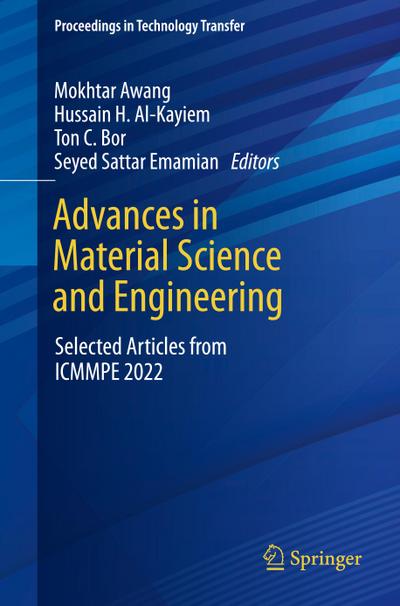 Advances in Material Science and Engineering