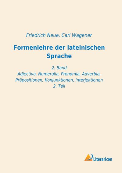 Formenlehre der lateinischen Sprache