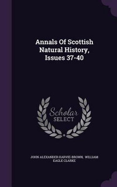 Annals Of Scottish Natural History, Issues 37-40