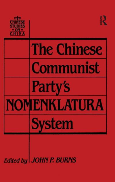 The Chinese Communist Party’s Nomenklatura System