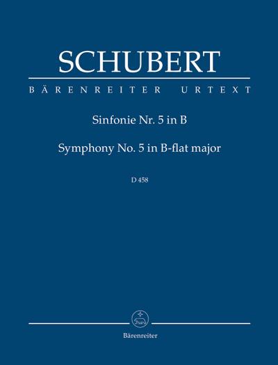 Sinfonie B-Dur Nr.5 D485für Orchester
