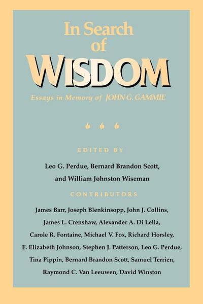 In Search of Wisdom