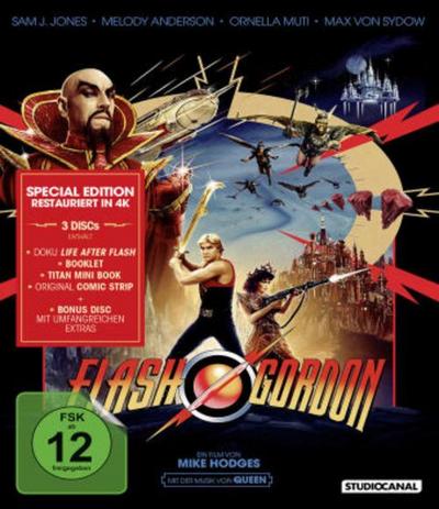 Flash Gordon (BR) S.E. 3Disc + Booklet Min: 111/DD/WS *Auslaufartikel, solange vorrat reicht!