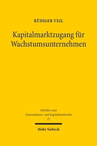Kapitalmarktzugang für Wachstumsunternehmen