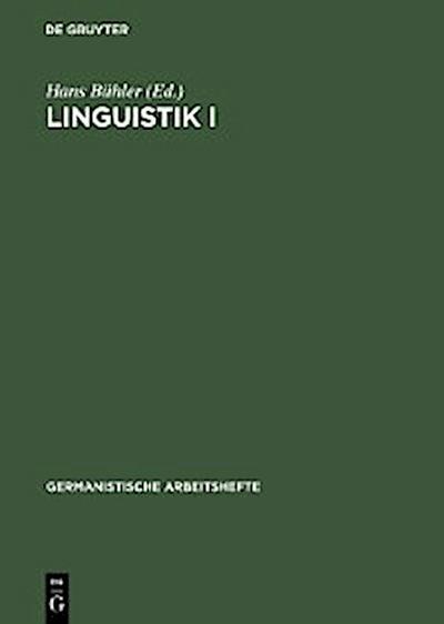Linguistik I