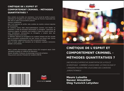 CINÉTIQUE DE L’ESPRIT ET COMPORTEMENT CRIMINEL - MÉTHODES QUANTITATIVES ?