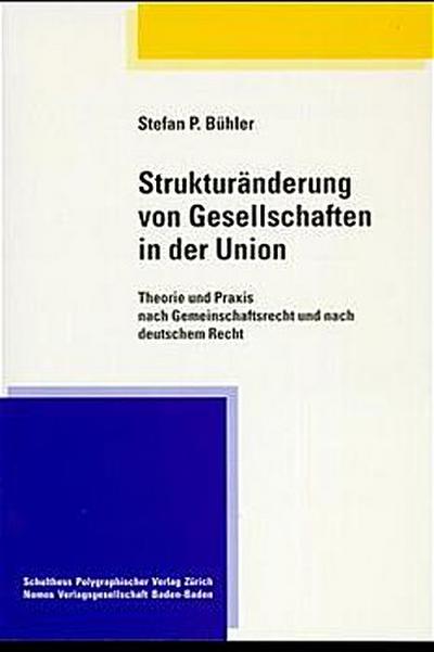 Strukturänderung von Gesellschaften in der Union