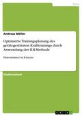 Optimierte Trainingsplanung des gerätegestützten K