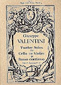 12 Solos vol.2 (nos.4-6)for cello (violin) and bc