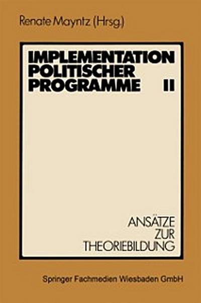 Implementation politischer Programme II
