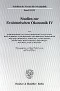 Studien zur Evolutorischen Ökonomik IV.