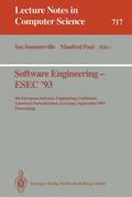 Software Engineering - ESEC ’93