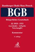 BGB/Bürgerliches Gesetzbuch 4: §§ 1018-1921, GewSc