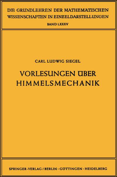 Vorlesungen über Himmelsmechanik