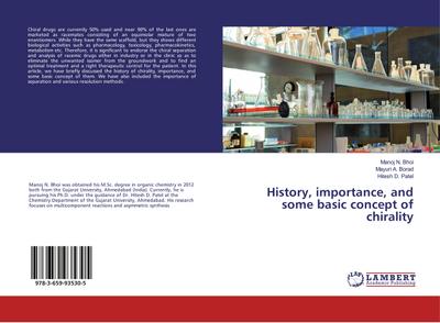 History, importance, and some basic concept of chirality