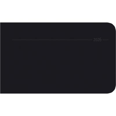 Timer TO GO Tucson schwarz 2026 - Büro-Kalender 15x9 cm - 1 Woche 2 Seiten - Quer-Timer - Alpha Edition