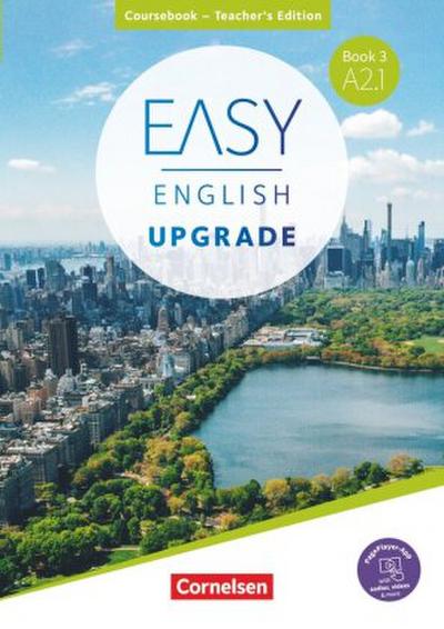 Easy English Upgrade - Englisch für Erwachsene - Book 3: A2.1. Coursebook - Teacher’s Edition - Inkl. PagePlayer-App