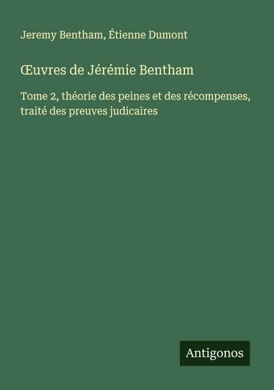 ¿uvres de Jérémie Bentham