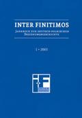 Inter Finitimos. Jahrbuch zur deutsch-polnischen B