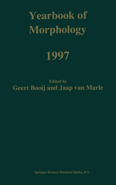 Yearbook of Morphology 1997