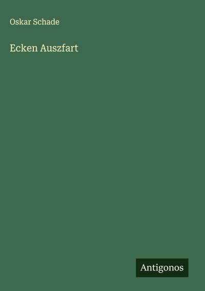 Ecken Auszfart