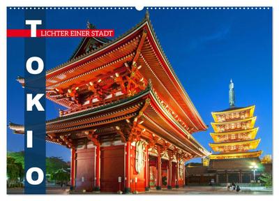 Tokio: Lichter einer Stadt (Wandkalender 2024 DIN A2 quer), CALVENDO Monatskalender